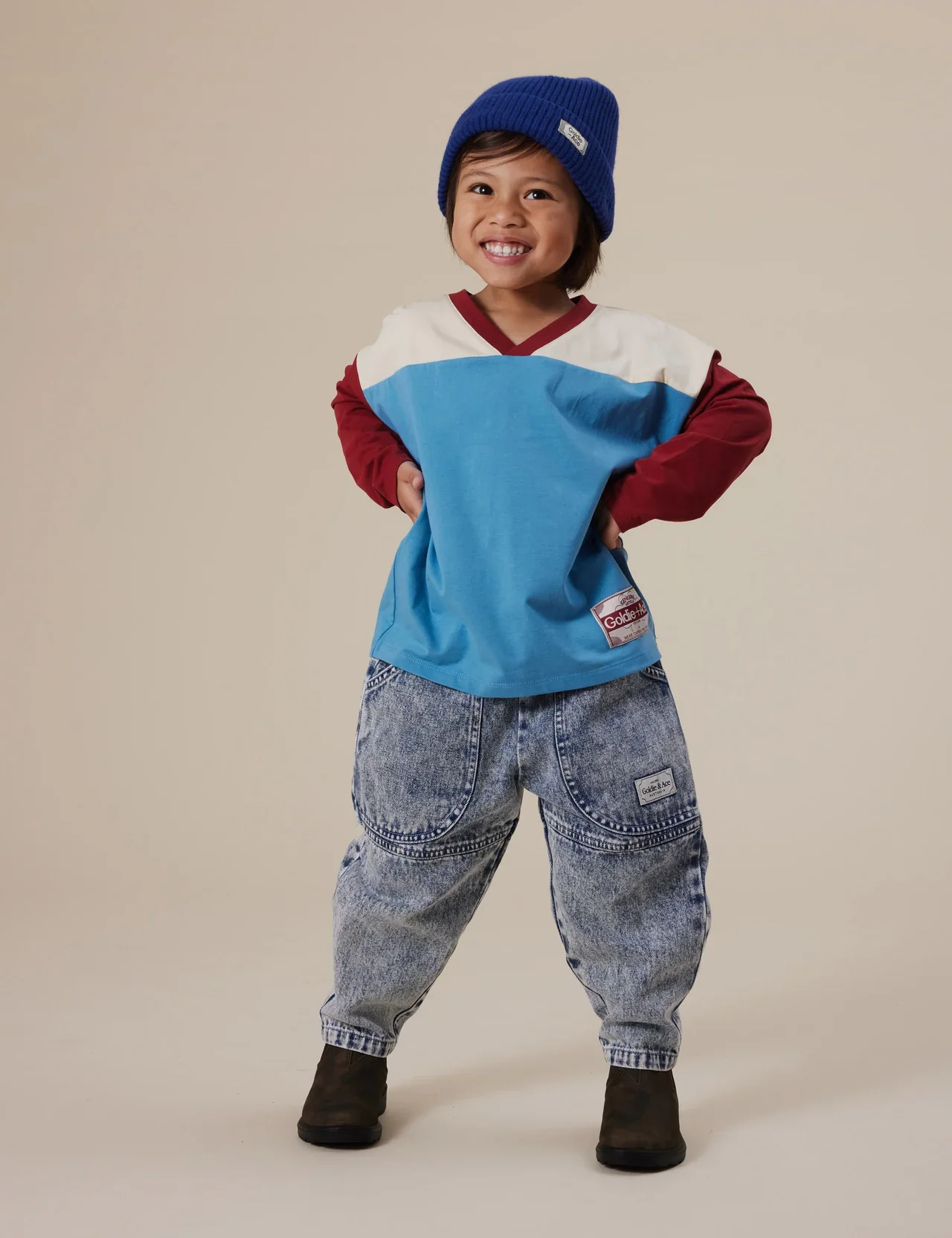 Beanie | Wool - Navy - Image 3