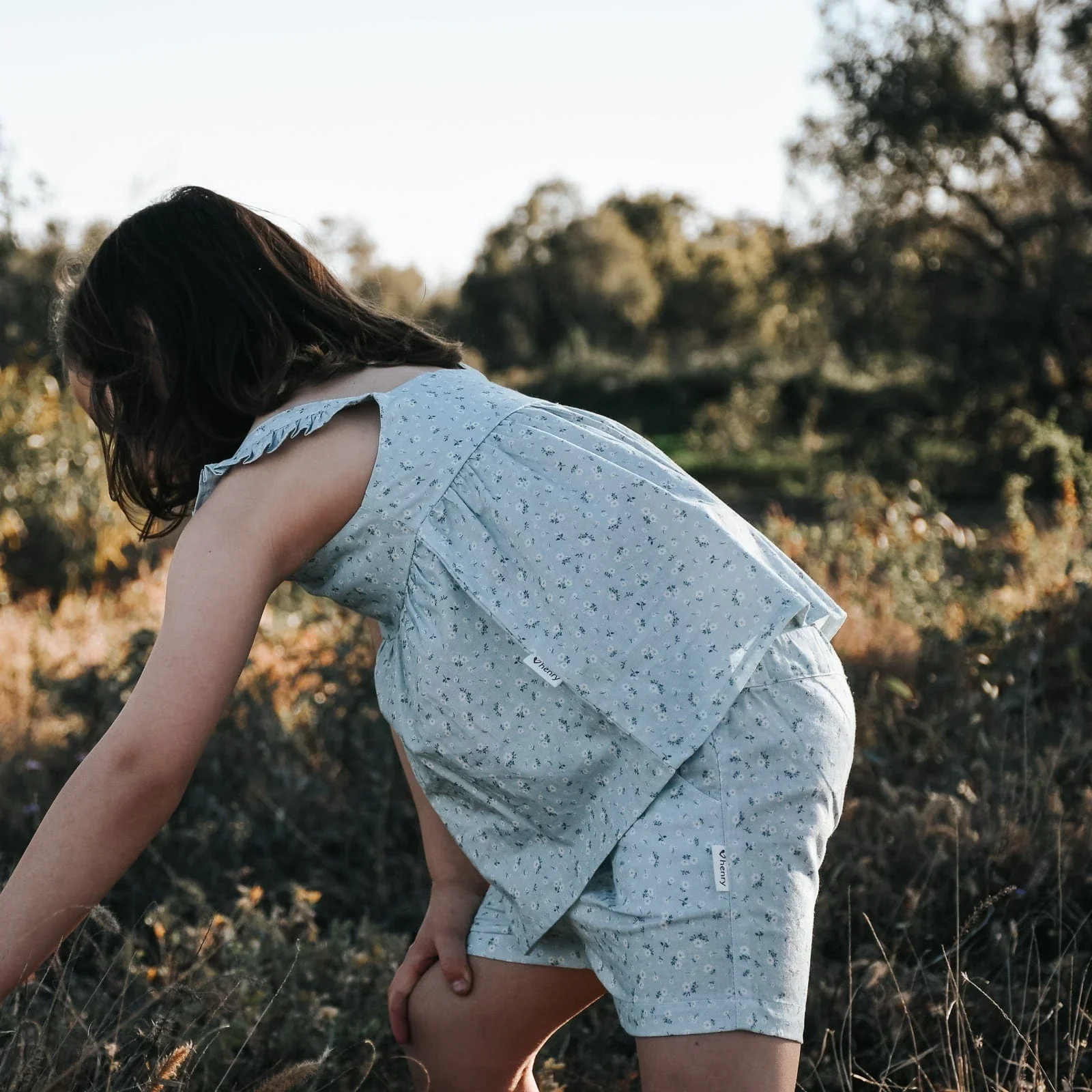 Shorts | Tie Waist - Pansy Blue - Image 9
