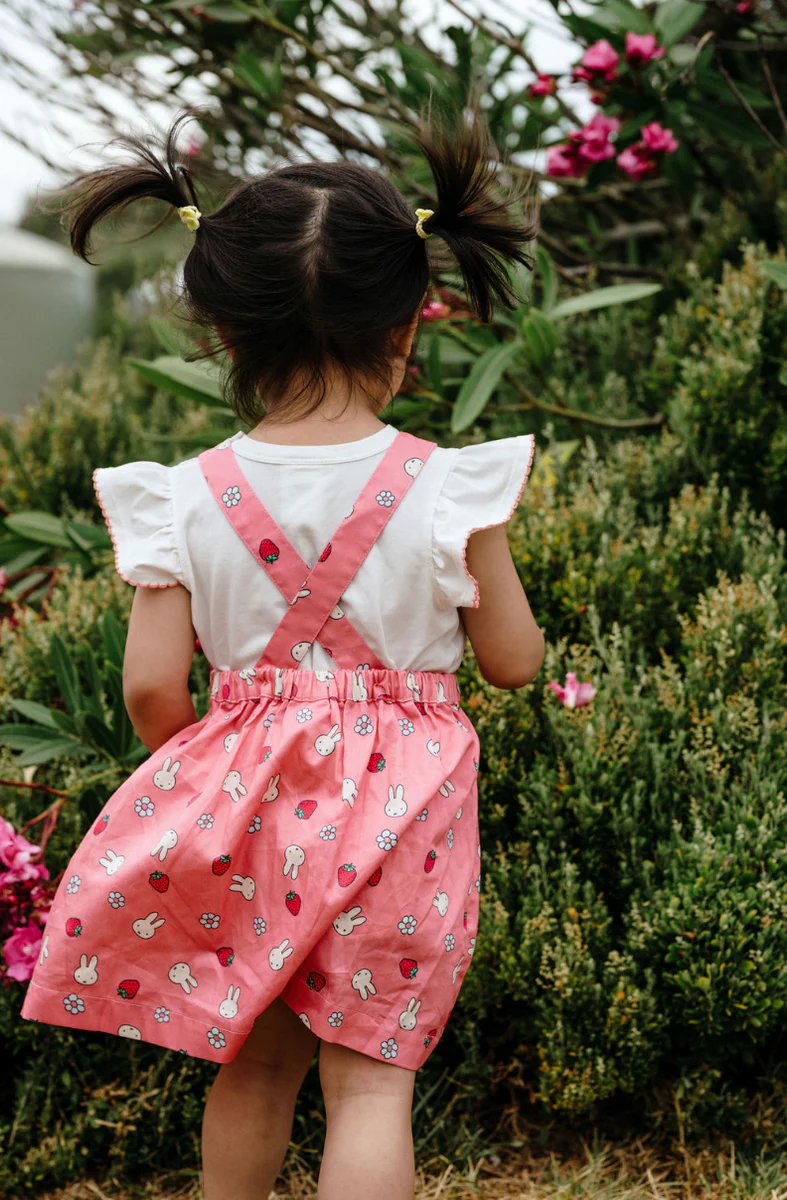 Heart Pinafore | Miffy - Strawberry - Image 5
