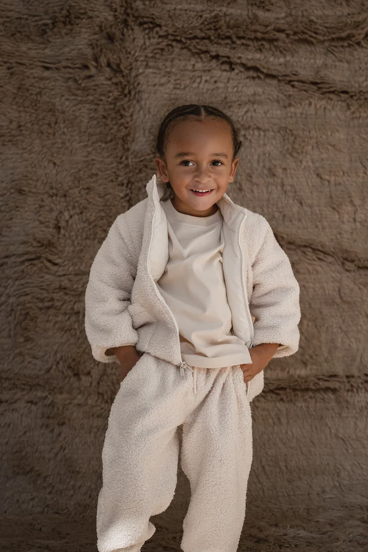 Jacket | Reversible Teddy - Beige - Image 6