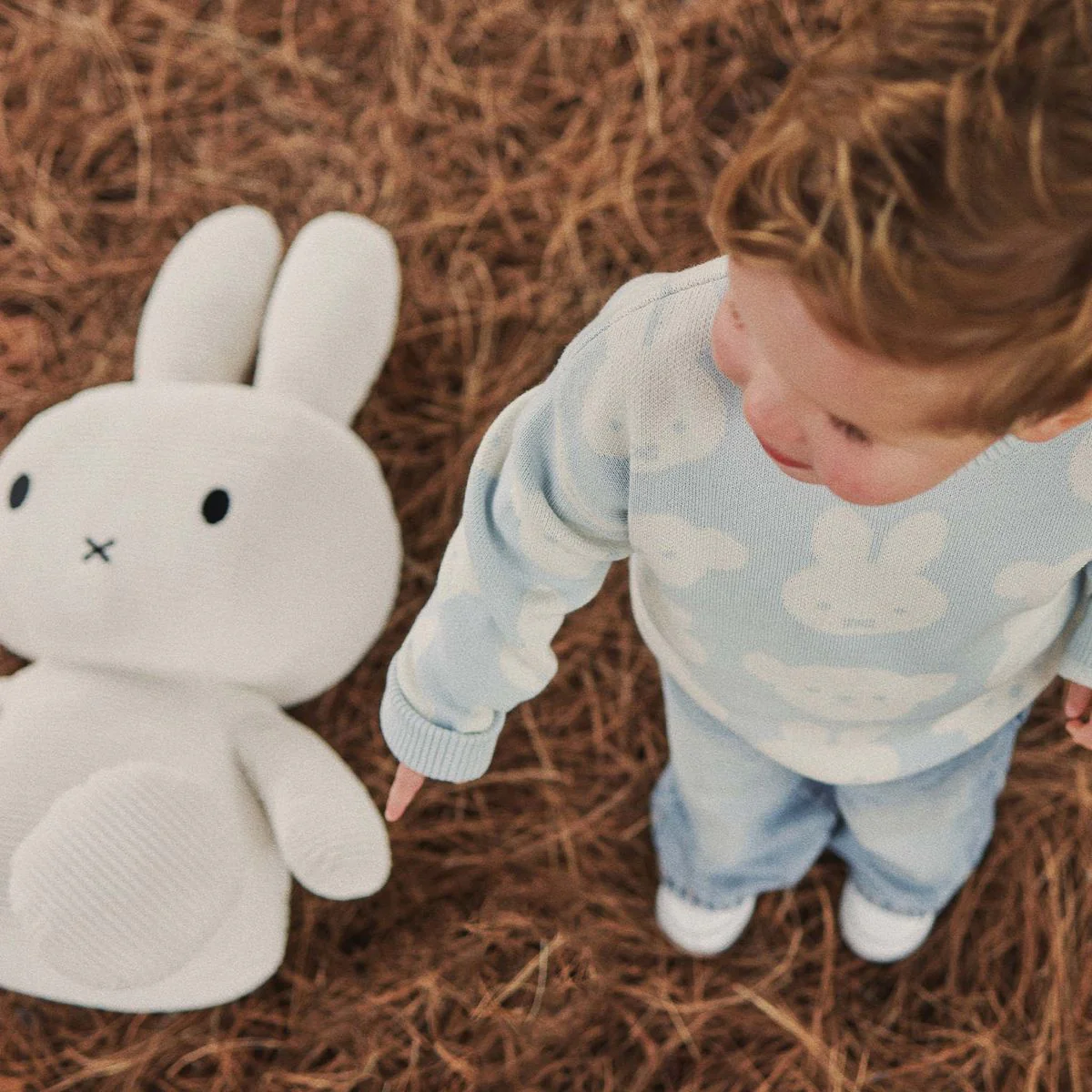 Jumper | Knit Jacquard - Miffy - Baby Blue - Image 15