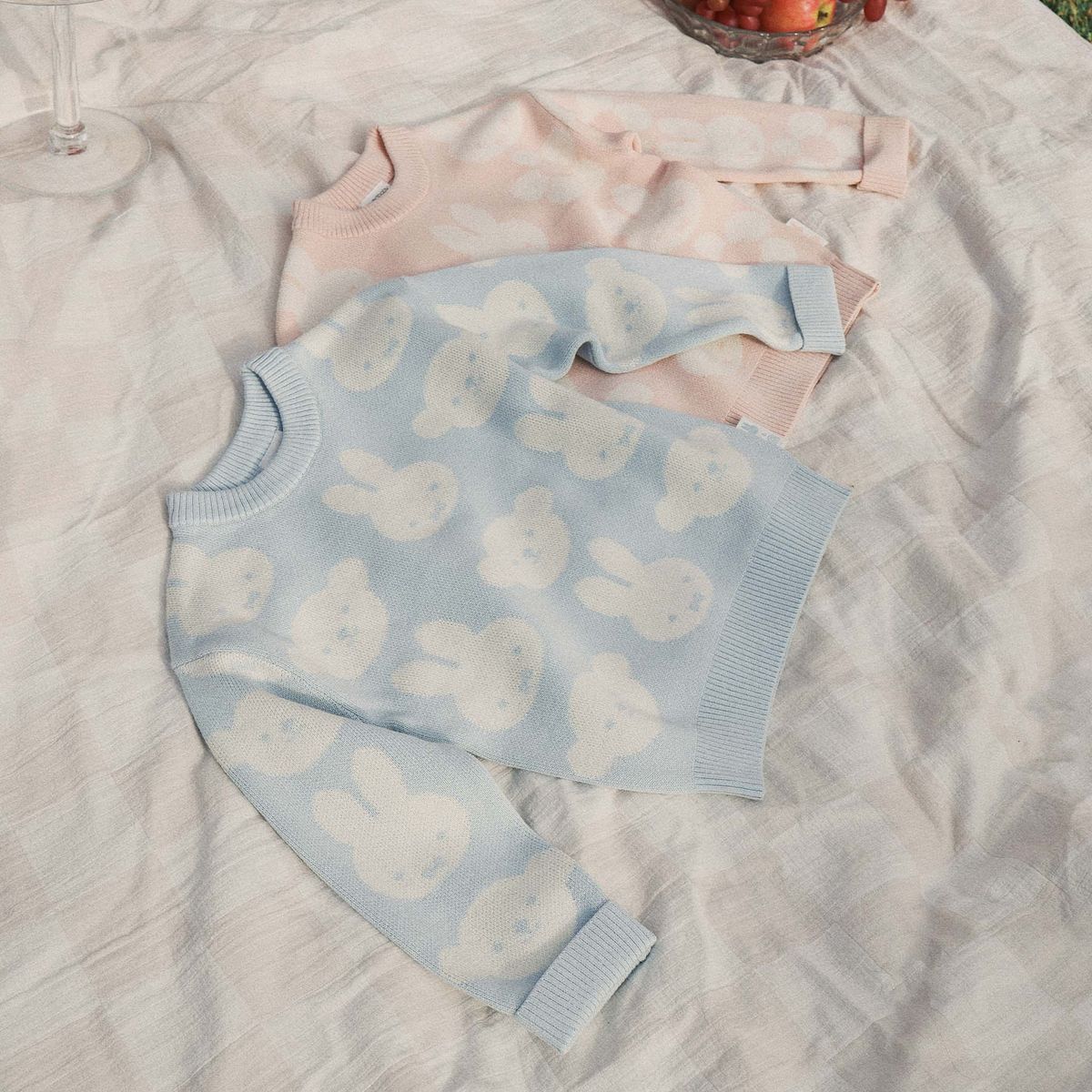Jumper | Knit Jacquard - Miffy - Baby Blue - Image 19
