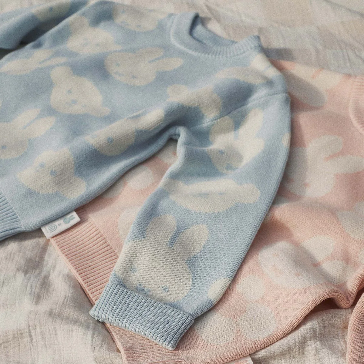 Jumper | Knit Jacquard - Miffy - Baby Blue - Image 20
