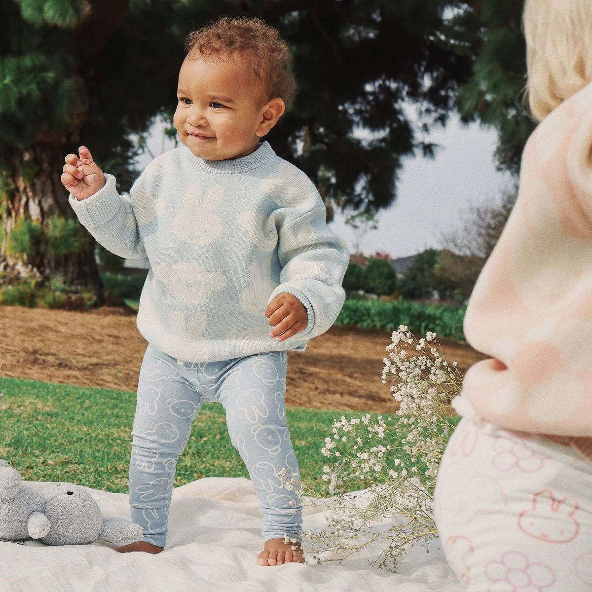 Jumper | Knit Jacquard - Miffy - Baby Blue - Image 21