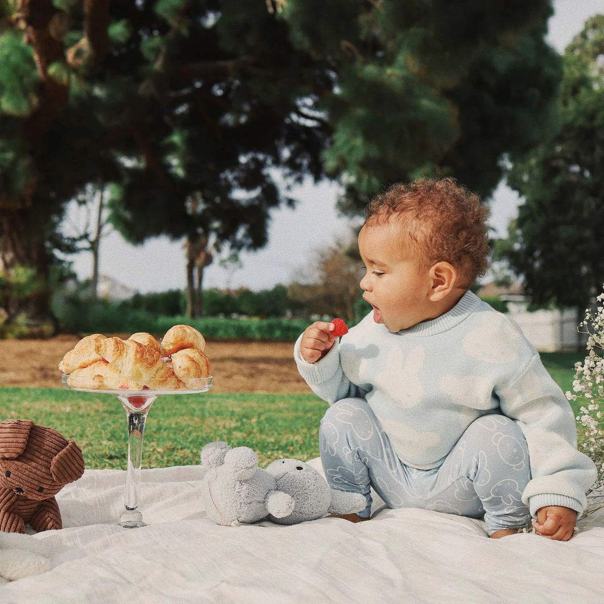 Jumper | Knit Jacquard - Miffy - Baby Blue - Image 24