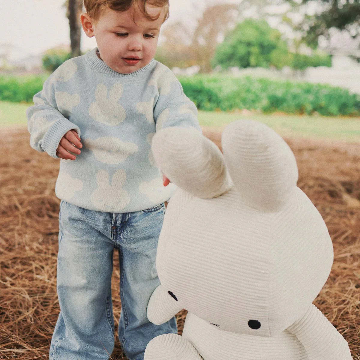 Jumper | Knit Jacquard - Miffy - Baby Blue - Image 25