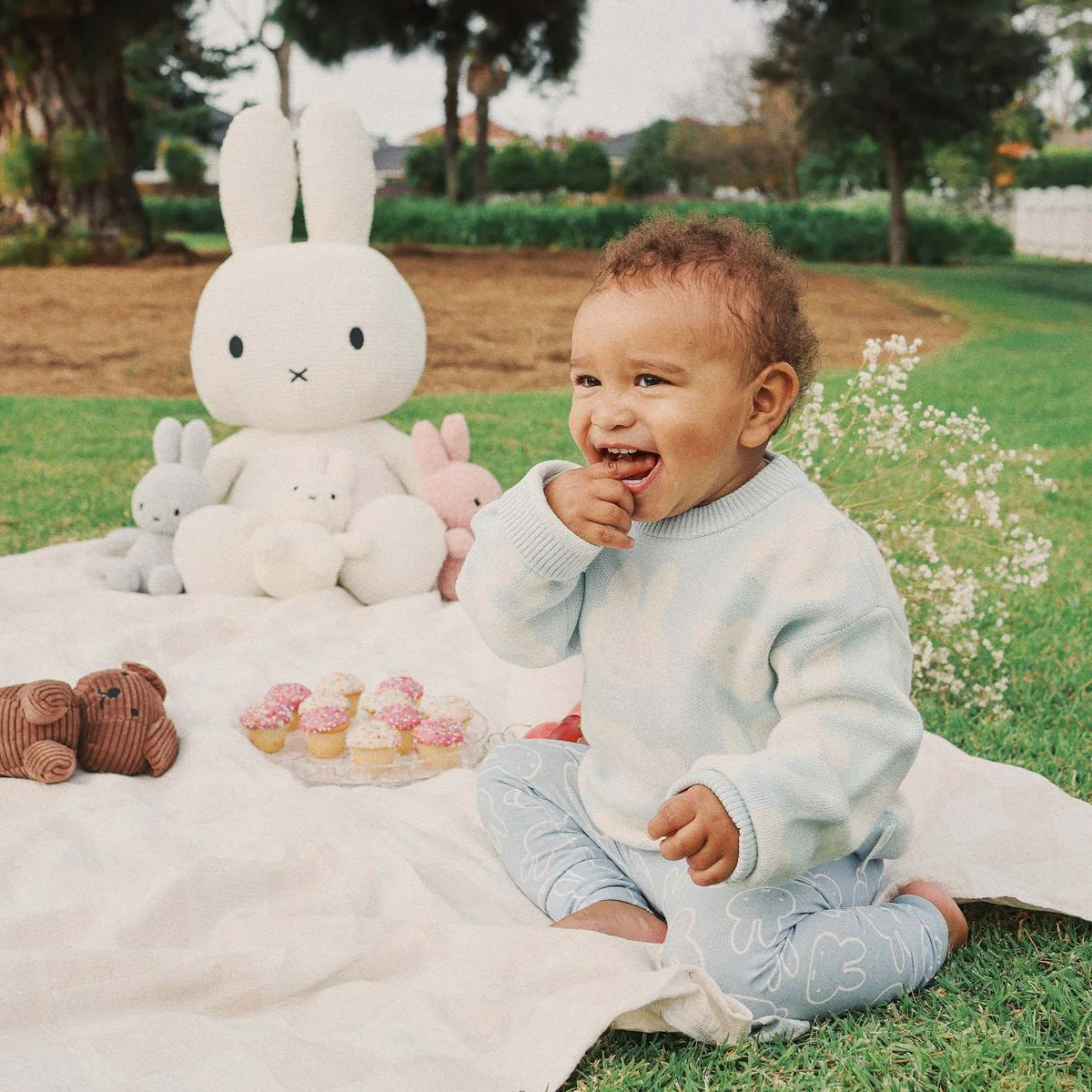 Jumper | Knit Jacquard - Miffy - Baby Blue - Image 26