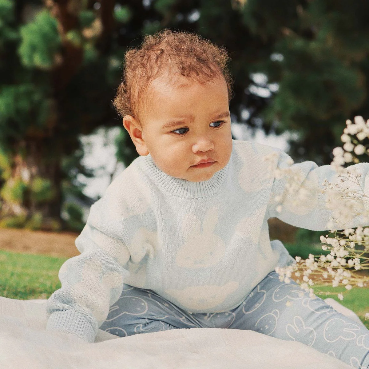 Jumper | Knit Jacquard - Miffy - Baby Blue - Image 28