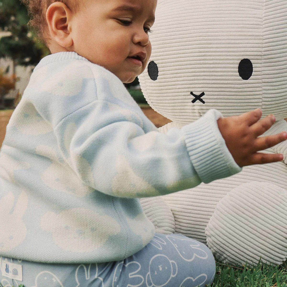 Jumper | Knit Jacquard - Miffy - Baby Blue - Image 4