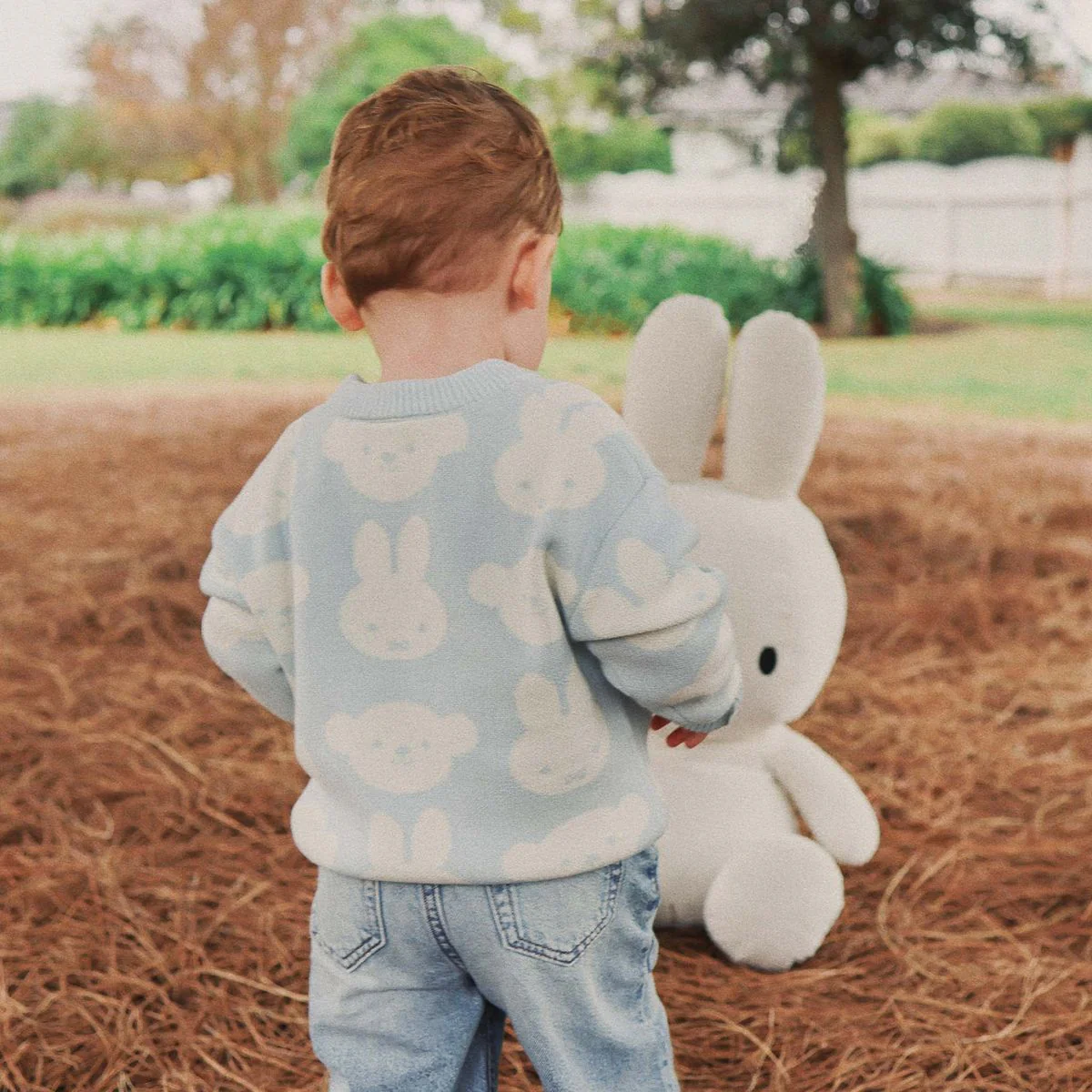 Jumper | Knit Jacquard - Miffy - Baby Blue - Image 6