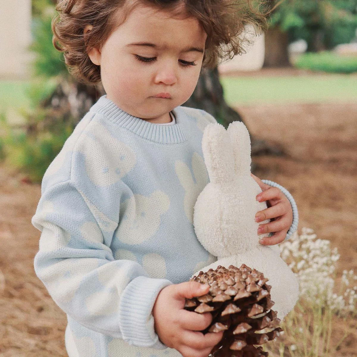 Jumper | Knit Jacquard - Miffy - Baby Blue - Image 8