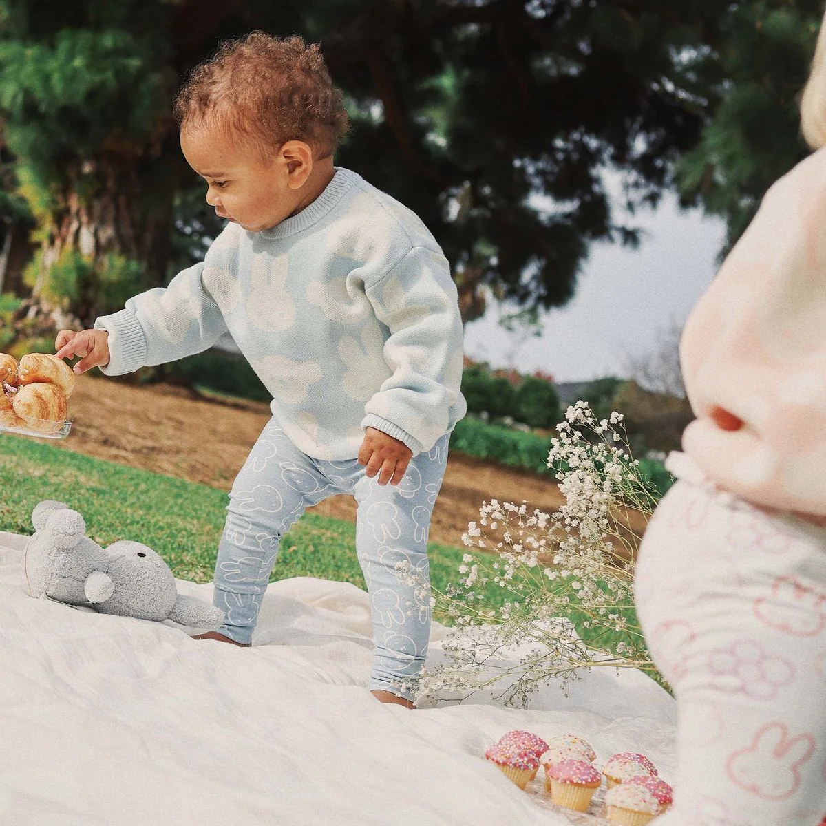 Jumper | Knit Jacquard - Miffy - Baby Blue - Image 9