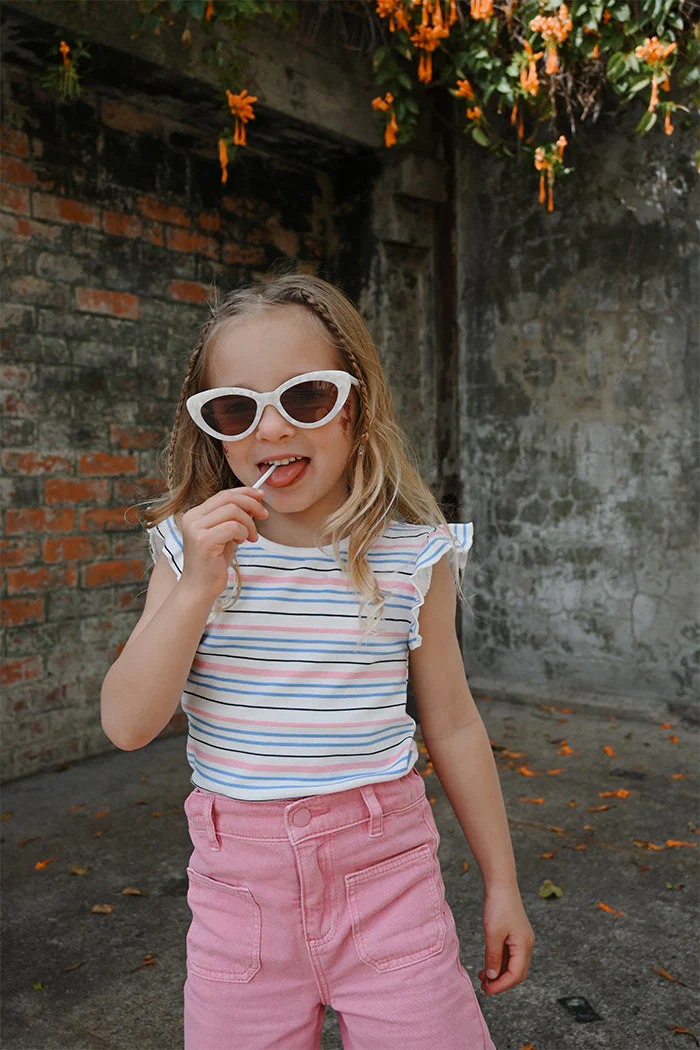 Pants | Crop Jean - Pink Denim - Image 3