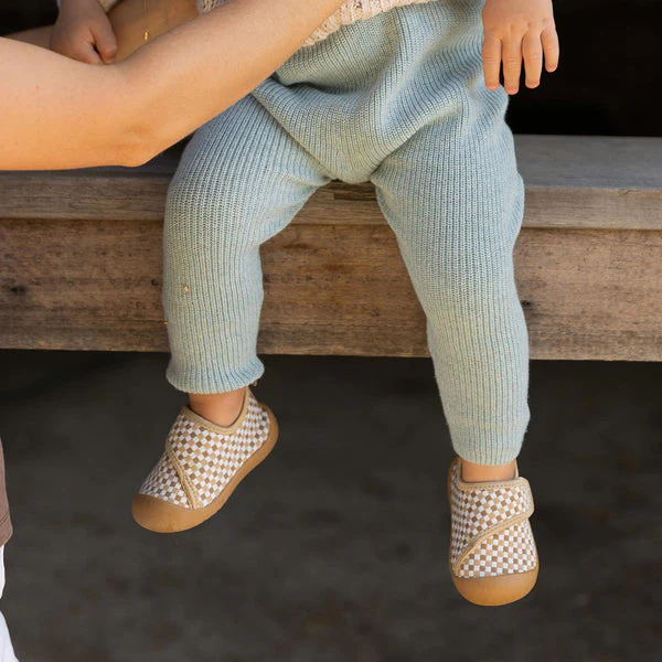 Shoes | Duckies Velcro - Peanut Checker - Image 4