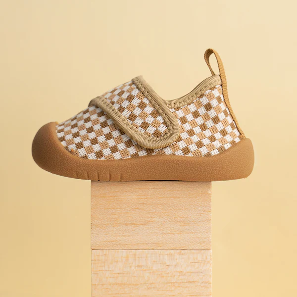 Shoes | Duckies Velcro - Peanut Checker - Image 5