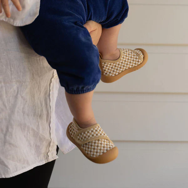 Shoes | Duckies Velcro - Peanut Checker - Image 6