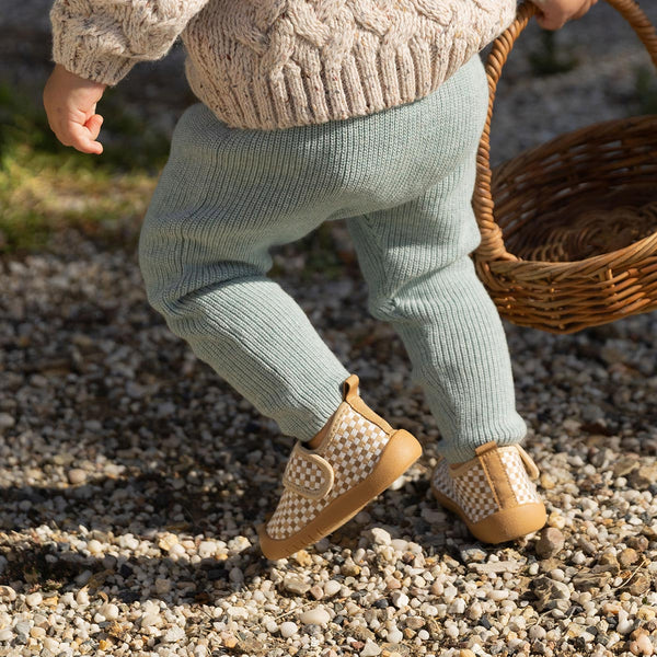Shoes | Duckies Velcro - Peanut Checker - Image 7
