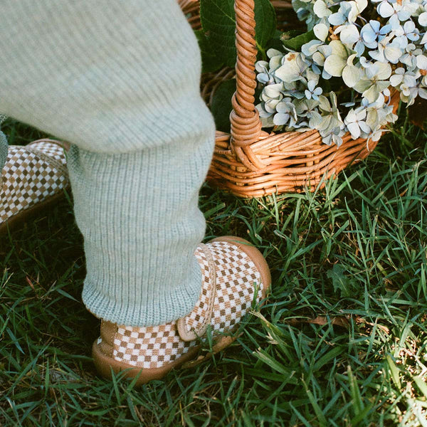 Shoes | Duckies Velcro - Peanut Checker - Image 9