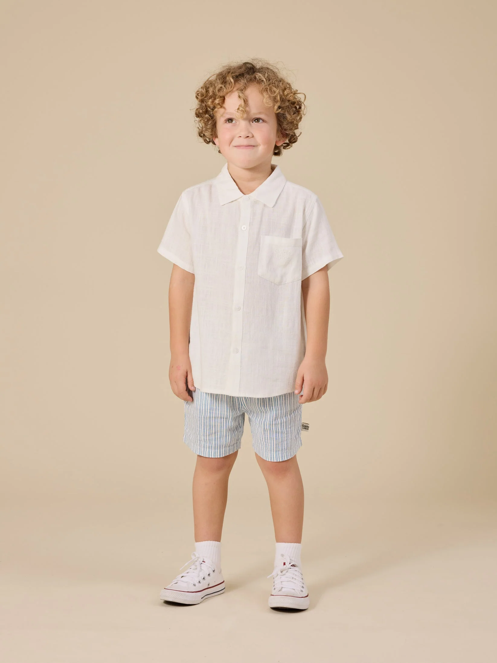 Shorts | Noah - Sailor Stripe Linen - Image 3