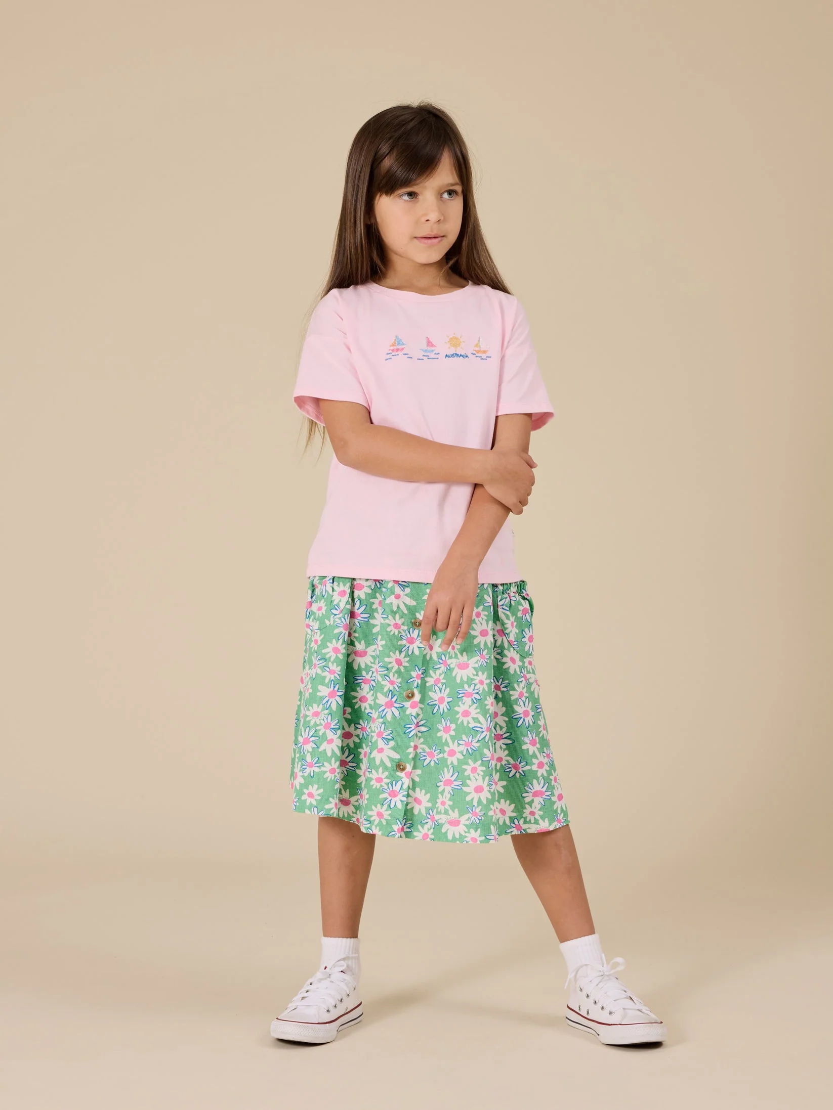 Skirt | Presley - Daisy Patch - Image 4