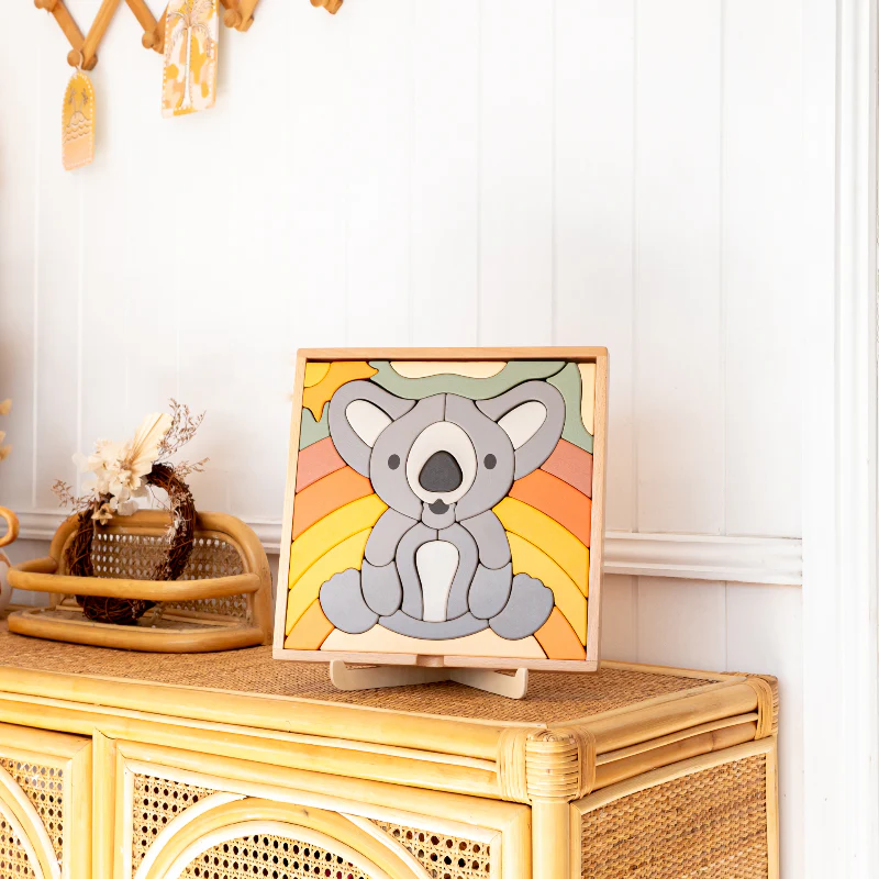 Stellavan & Papa - 3-in-1 Large Block Puzzle, Koala - Image 6